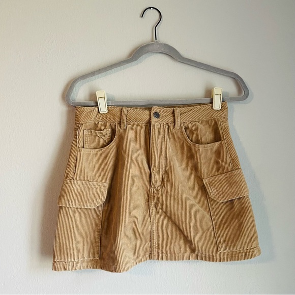 Denim Jacket and Corduroy Skirt Set - Picture 2 of 5